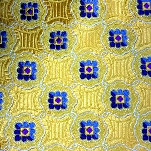 Jos. A. Bank Signature Collection Gold & Purple Woven Silk Tie